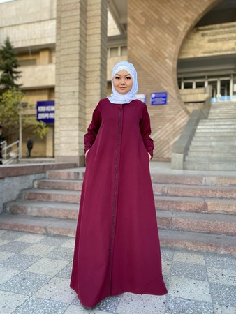 Джельбаб из ткани:«барби»,размер:44-50,по16$