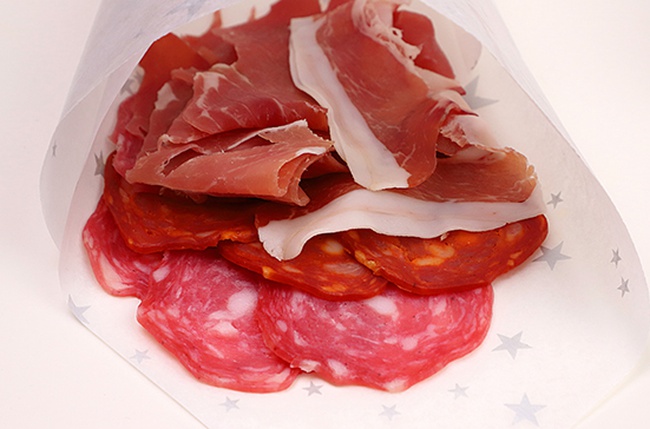 Силиконизированная бумага для выпечки с рисунком "Полоски узкие" (рулон 5м)