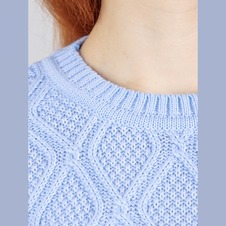 Джемпер женский Элина голубой