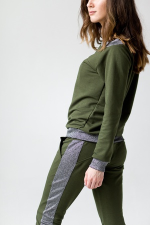 Костюм молодёжный "Виола"(ф\п) + рибана с люрексом