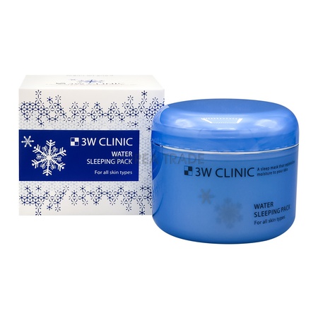3W CLINIC Water Sleeping Pack Увлажняющая маска ночного действия
