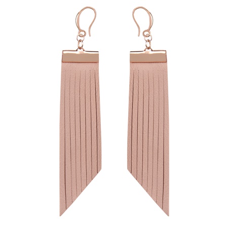 W-104-K  Кожаная серьга