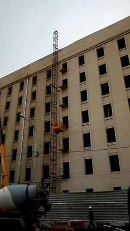 Строительный мачтовый подъемник ПМГ г/п 1000 кг