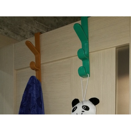 Üç kancalı kapı askısı, plastik