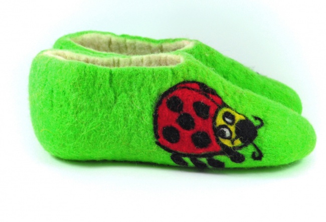 Slippers "Ladybugs"