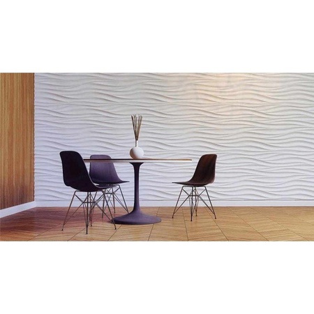 Гипсовая декоративная 3d панель «Волна»