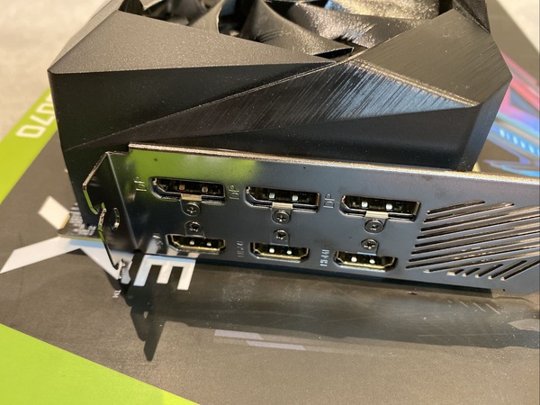 Видеокарта GIGABYTE AORUS GeForce RTX 3070 MASTER 8 ГБ GDDR6 НЕ LHR.,