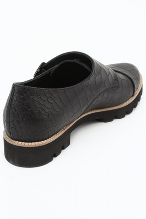 Black crocodile boots n152