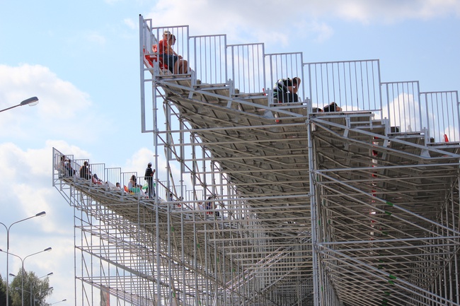 Tribün prefabrik ringlock iskele tribün