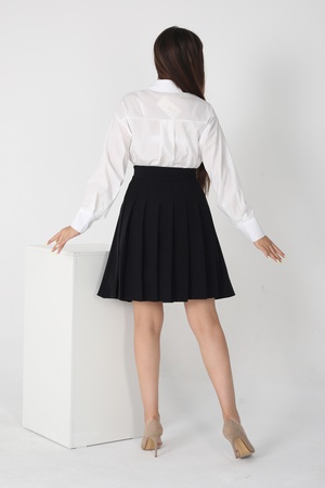 Jazelina Юбка тенниска выше колена.Юбки для школы. Школьная юбка. Расклешенная юбка в школу