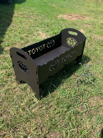 Мангал разборный с логотипом автомобиля