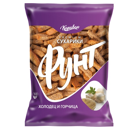 TM &quot;Pound&quot; Çavdar-buğday krutonları