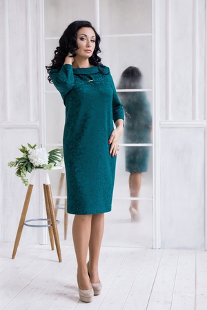 Платье 2998/розовый, синий, малиновый, красный, зеленый.