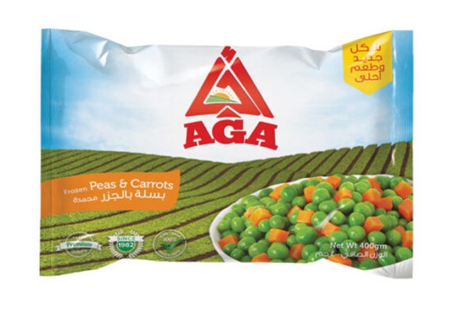 Gefrorenes Obst und Gemüse