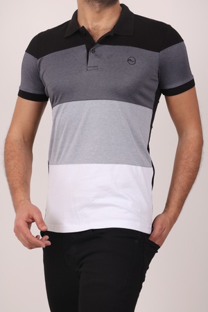 Футболка с воротником-поло