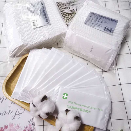 Antiseptische Tücher 75% Alkohol zur Hand- und Gesichtsbehandlung