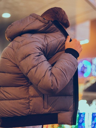 Зимняя мужская куртка  двусторонняя🔥