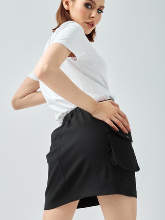 Юбка карго мини