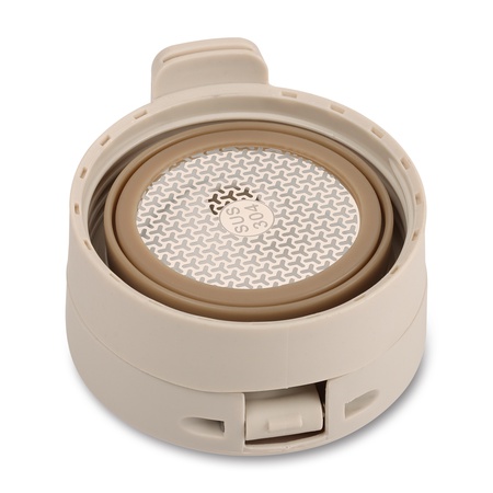 Термокружка 380 мл Пурпурная с ситечком и замком на крышке