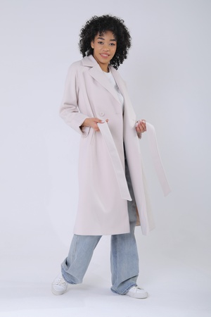 Пальто-халат осень-весна демисезонный