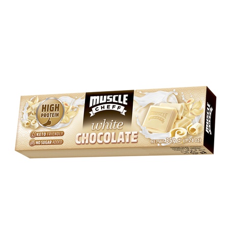 Muscle Cheff Proteinli Beyaz Çikolata (35G)