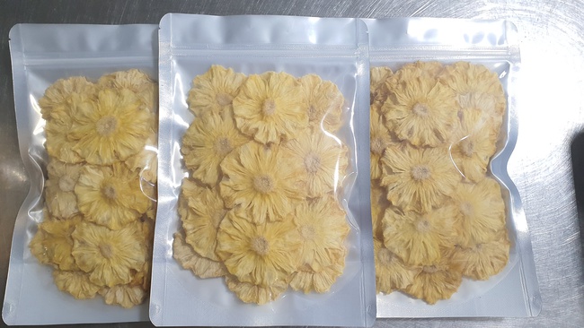 Kurutulmuş Ananas. OLMISH fabrikalarından kurutulmuş meyveler