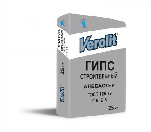 İnşaat GIPS &quot;Verolit GIPS G-6 B-3&quot; - 25 kg.