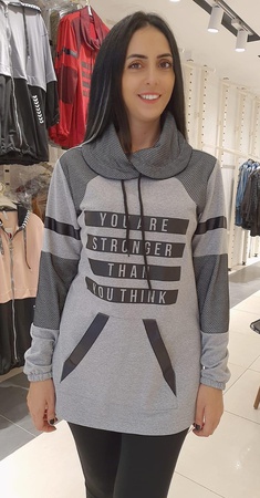 Damen Hoodie Körpergröße: (S, M, L, XL, XXL)
