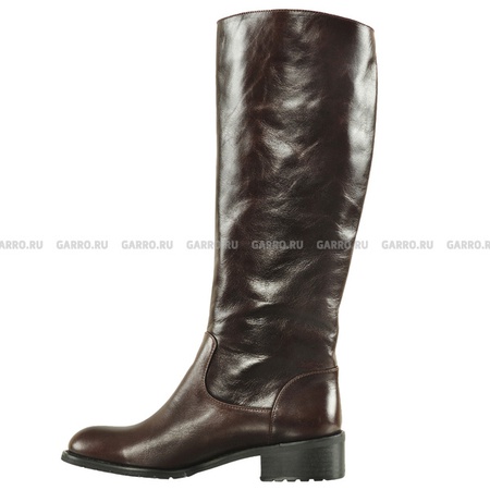 Сапоги 1091 коричневые, натуральная кожа