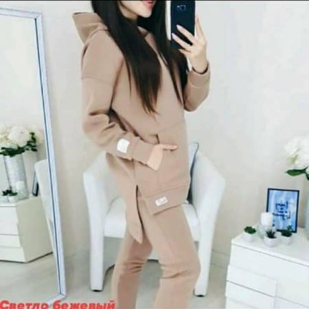 Женский костюм двойка 3нитка начес