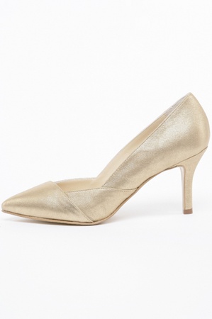 Золотые туфли k027