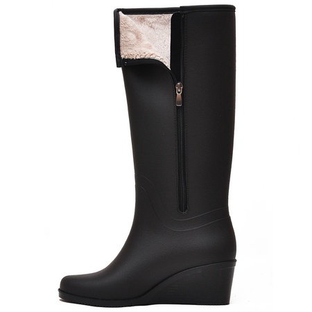 WOMEN&#39;S NORDMAN BELLINA WEDGE BOOTS WITH FUR