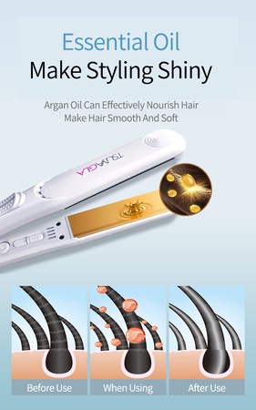 Утюжок для волос с Арганным маслом 2 в 1