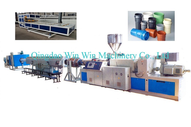 PVC sewer pipe production line