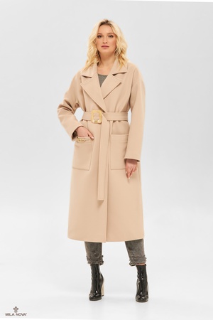 MILA NOVA ПАЛЬТО ПВ-234 МОЛОКО 8441