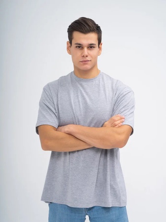 Erkek Tişört 101 Açık Gri