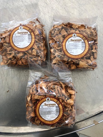 Грибы лисички сушеные из Сибири (ХМАО-ЮГРА)