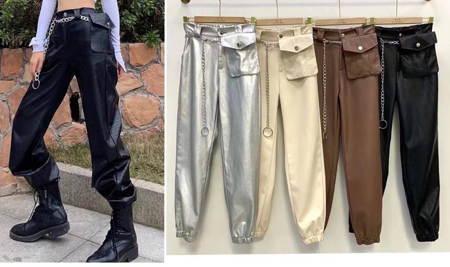 Джогеры с ремешком сумкой