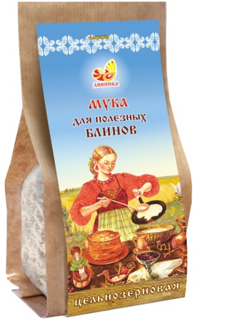 Мука пшеничная для блинов, Дивинка, цельнозерновая, 700 г
