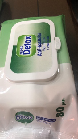 Anti-Bacterial Wet Wipes 80 pcs
