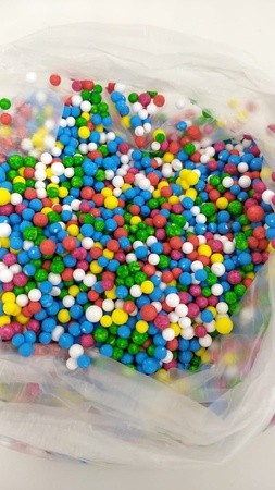 Цветные шарики для декора, слайм, творчества