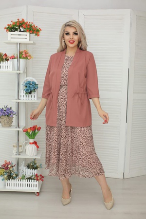 Кардиган + юбка + майка