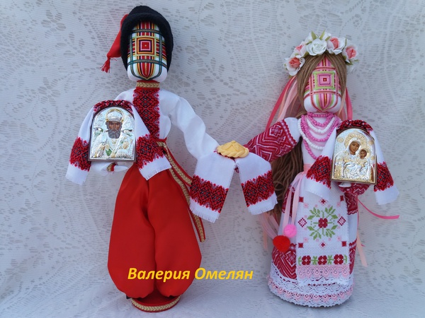 Handmade.Оберег-подарок "Неразлучники" Кукла-мотанка.