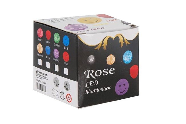 Mini lamba &quot;Gülen Yüz&quot; LED&#39;inin rengi değişiyor