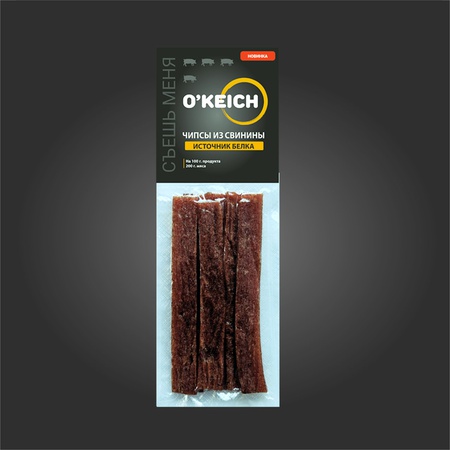 Мясные снеки из свинины, 25 г. Вакуум