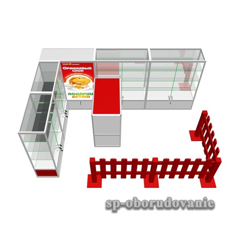 Павильон из алюминиевого профиля 6 кв м