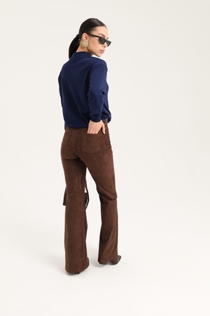 Брюки клеш. Ткань - Спандекс