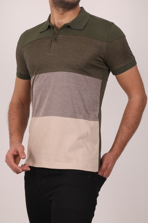 Футболка с воротником-поло