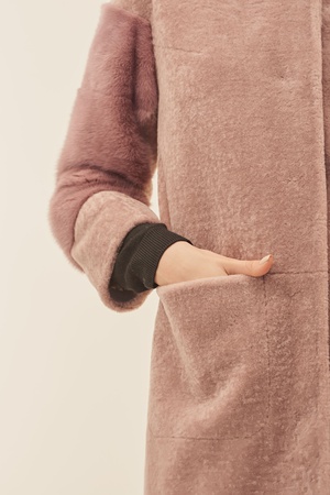 Ceket dişi Silverfox model 804-Dusty rose