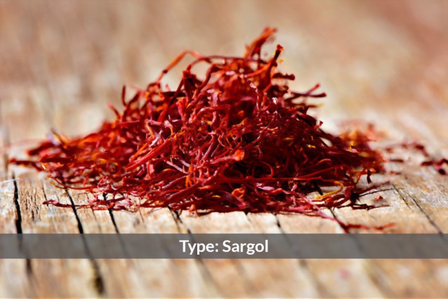 Saffron, Type: Sargol